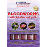 Ocean Nutrition Frozen Blood Worms with Spirulina and Garlic