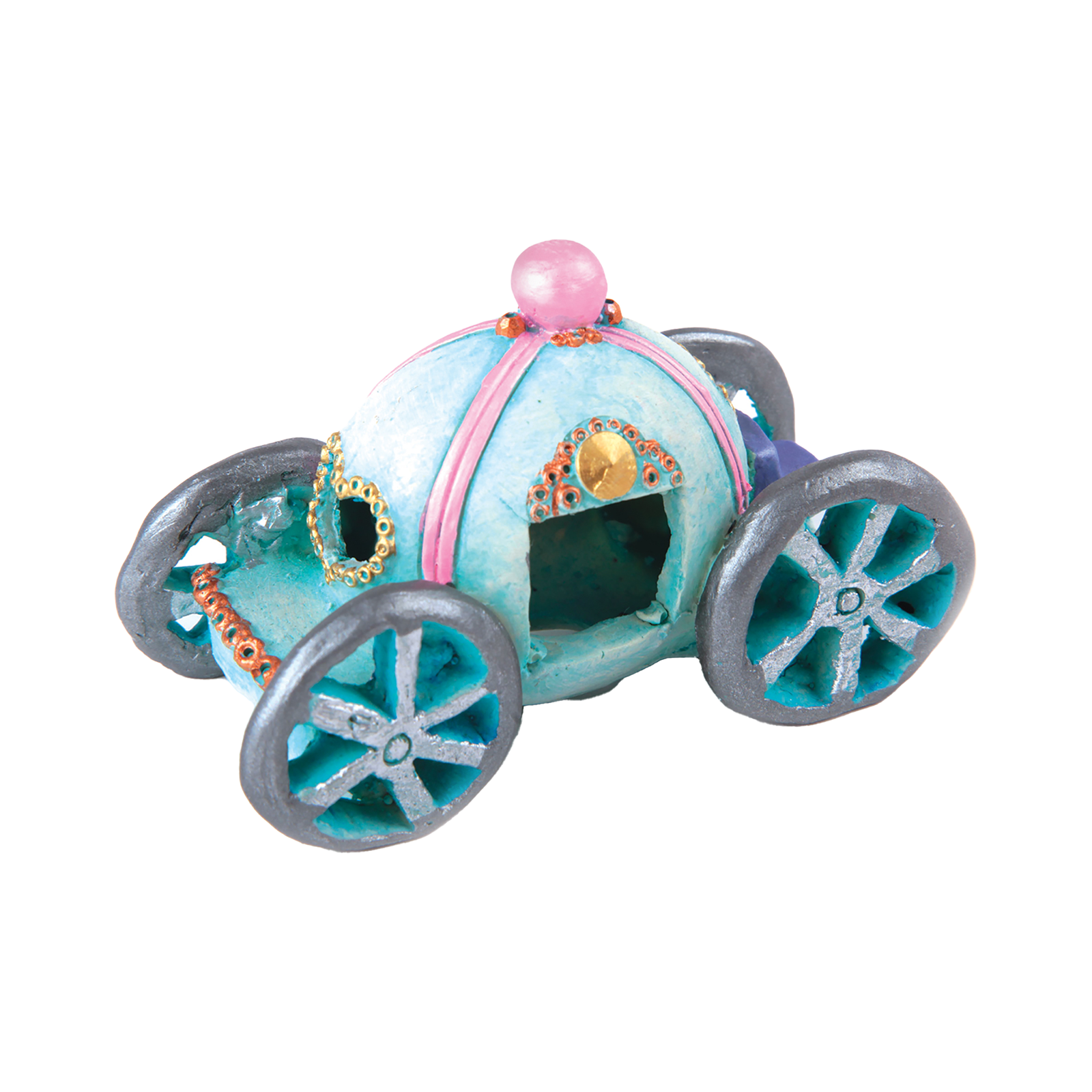 Kazoo Aquarium Ornament Princess Carriage Small