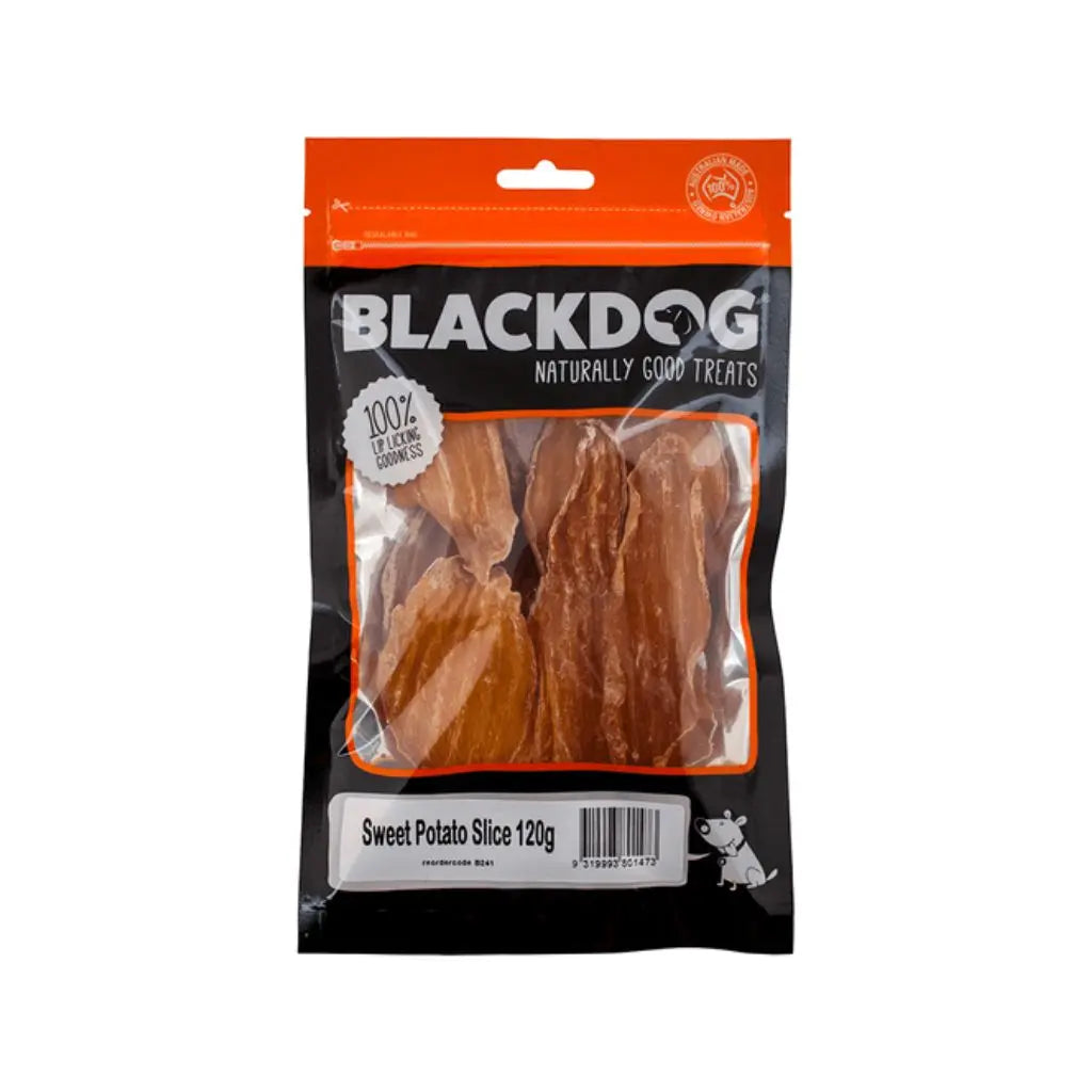 Blackdog Sweet Potato Slice 120g Black Dog