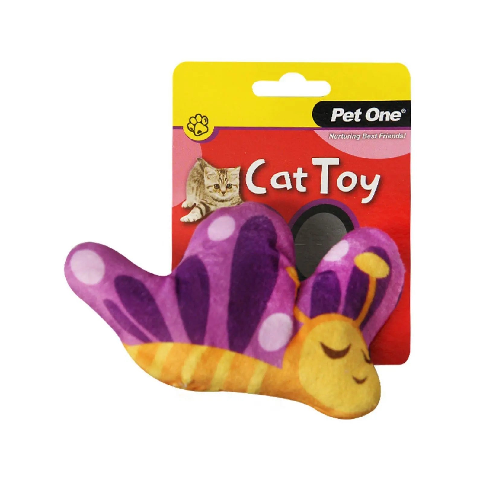 Pet One Cat Toy Butterfly With Crinkle Pet One