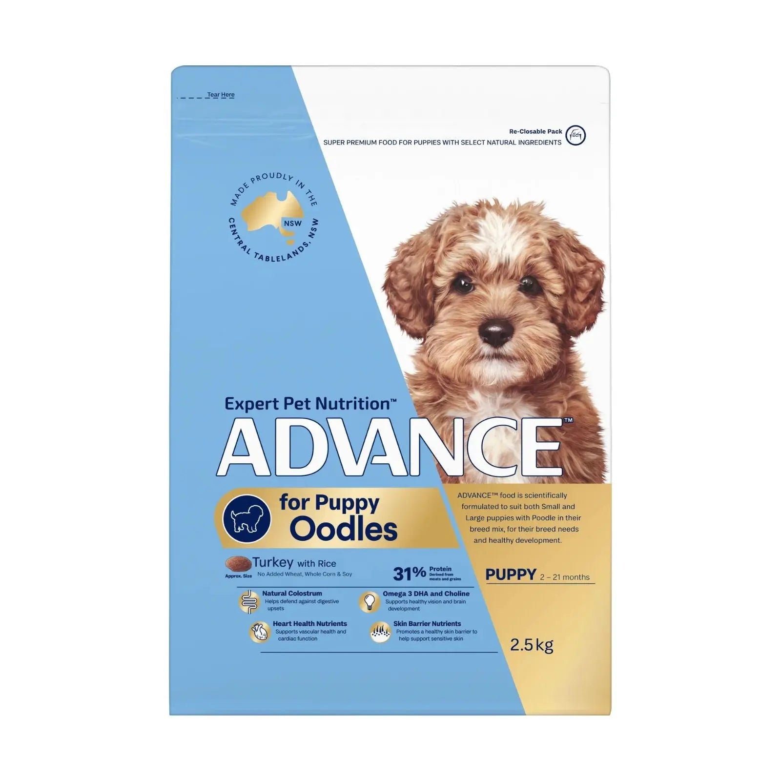 Advance Dog Food Puppy Oodle - 2.5kg Advance