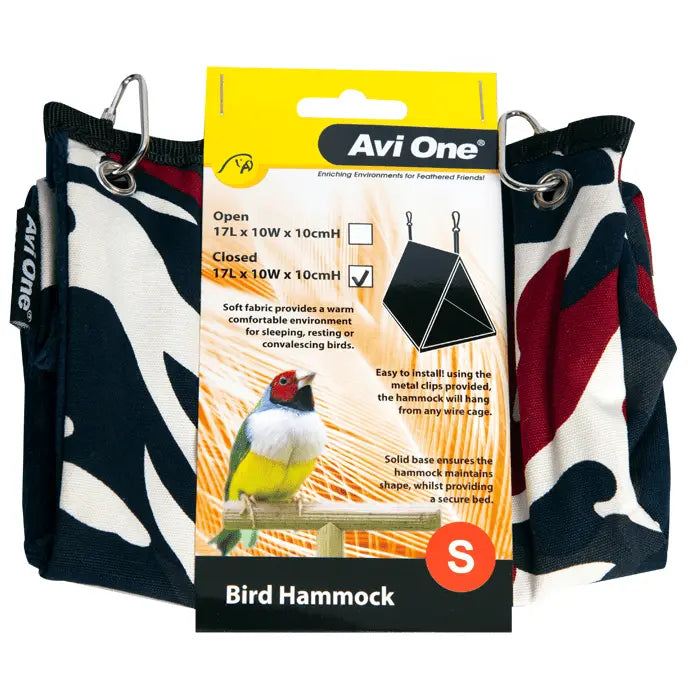 Avi One Bird Hammock Closed - Kellyville Pets