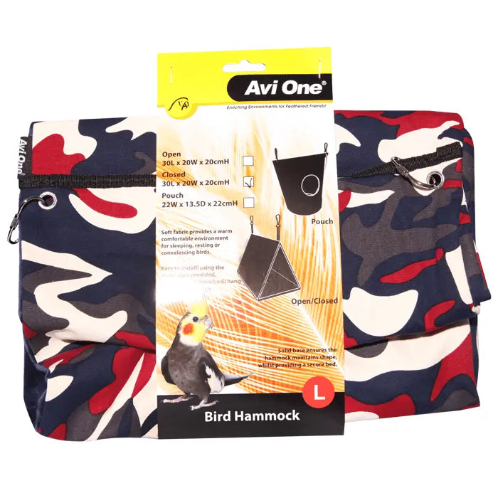 Avi One Bird Hammock Closed - Kellyville Pets