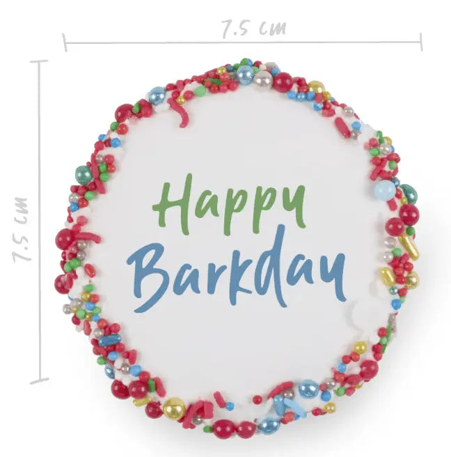 Barney's Barkery Dog Birthday Cake - Red - Kellyville Pets