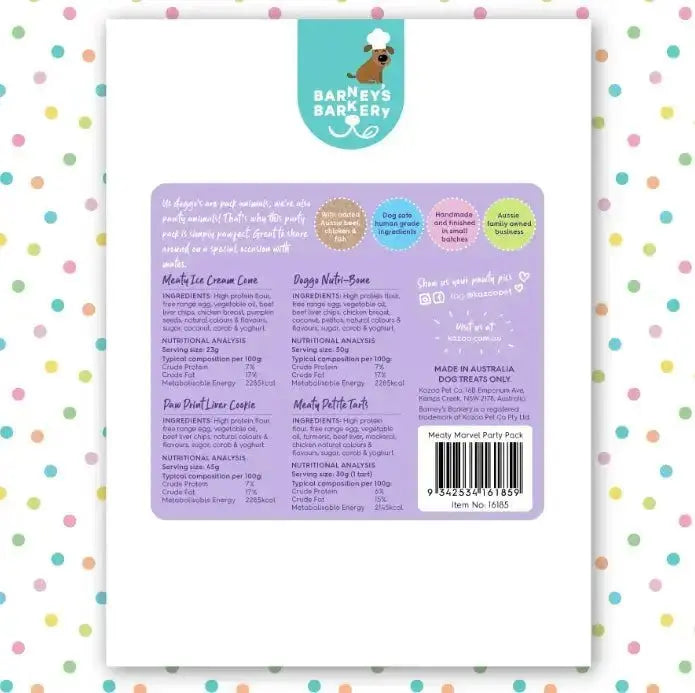 Barney's Barkery Meaty Marvel Pack Barneys Barkery