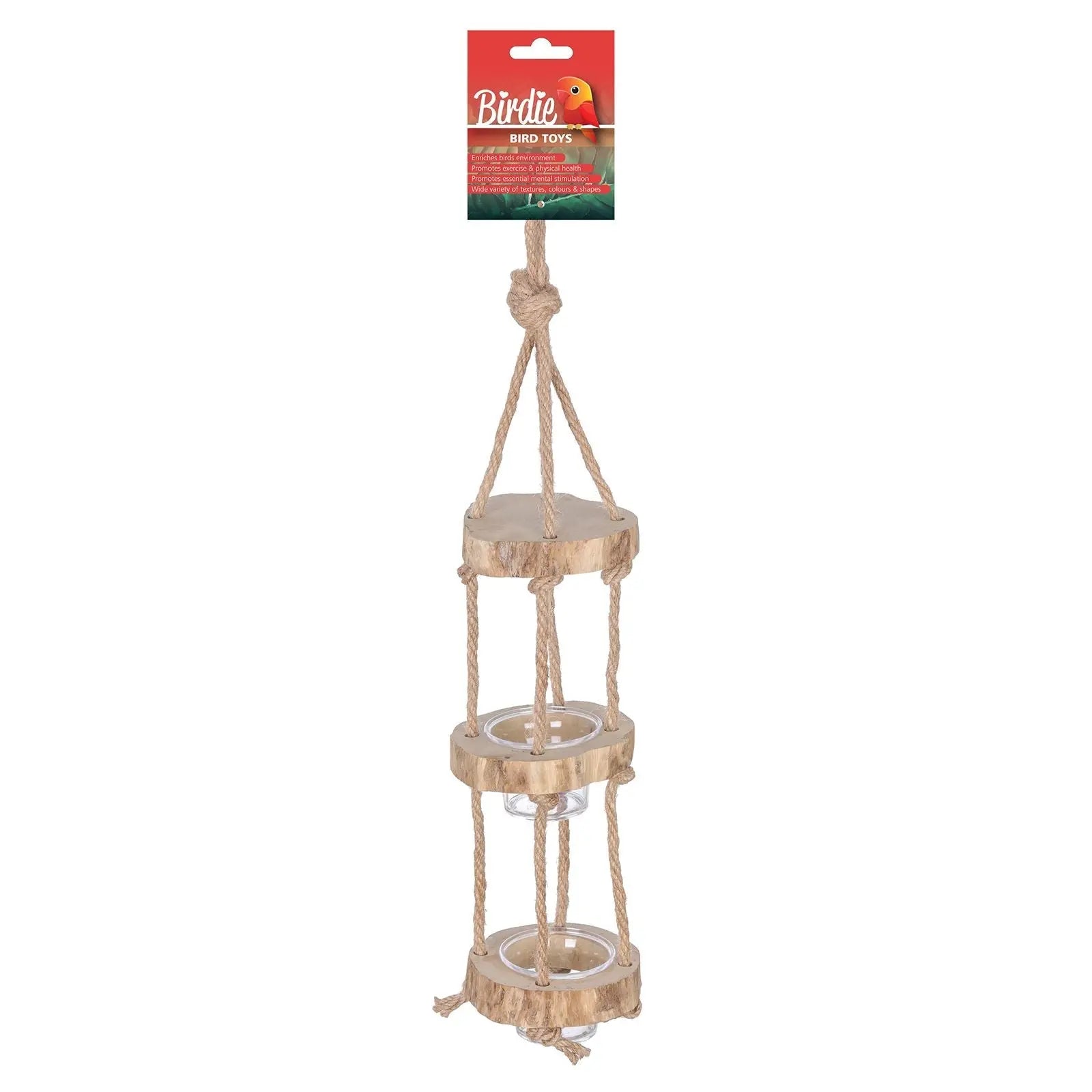 Birdie Bird Toy 3 Tier Java Trunk Feeder - Kellyville Pets