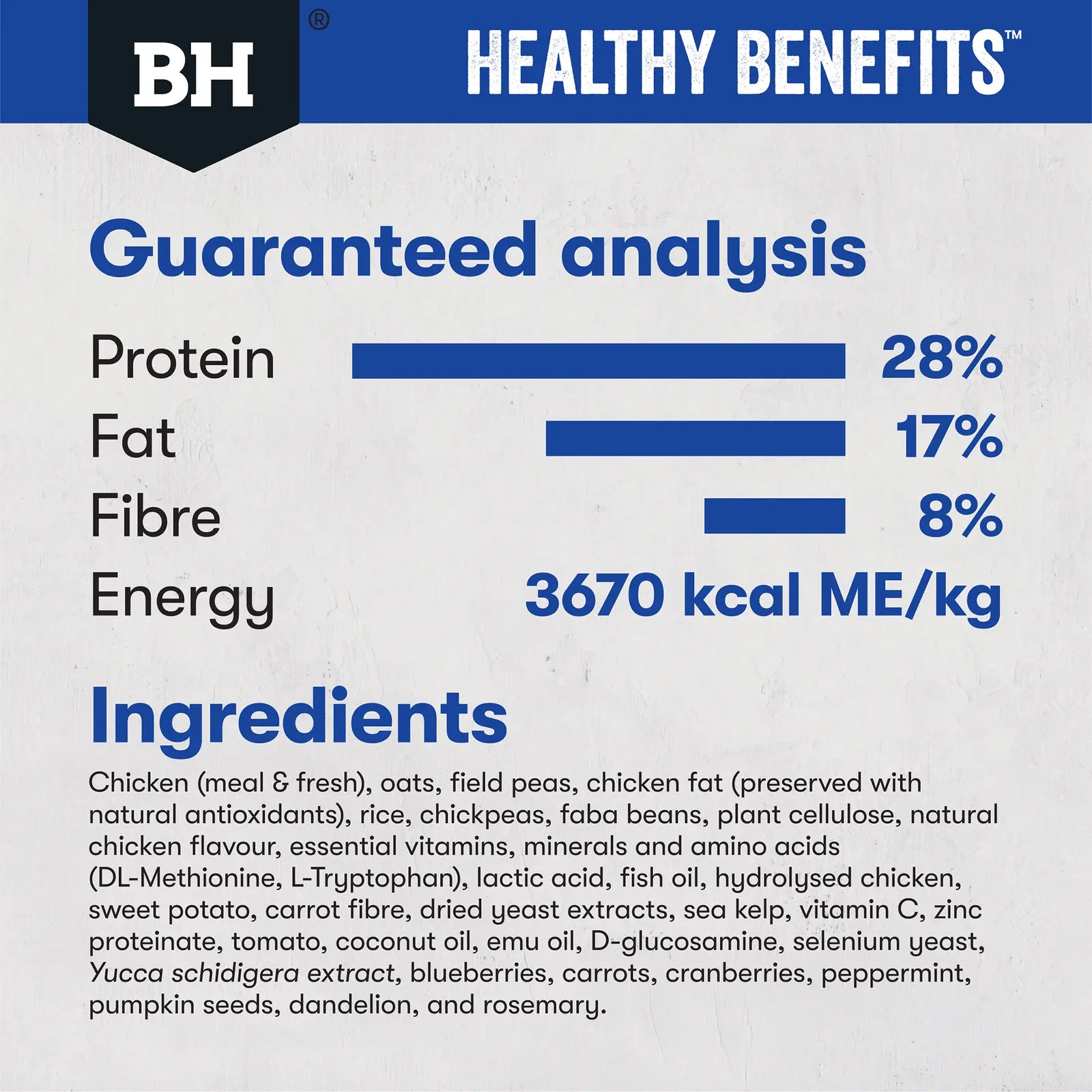 Black Hawk Healthy Benefits Dog Food Adult Dental - Kellyville Pets