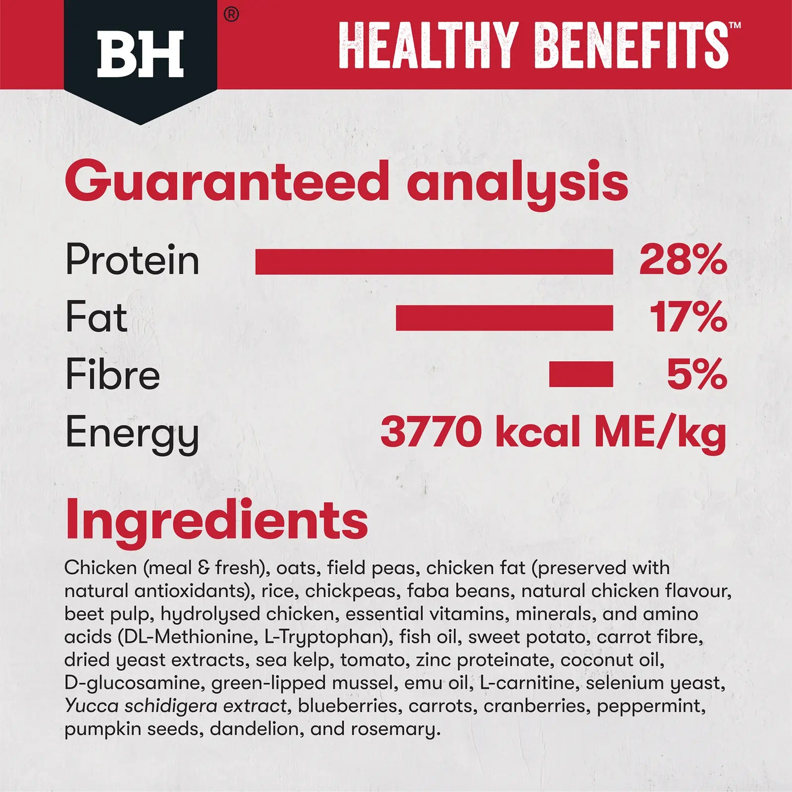 Black Hawk Healthy Benefits Dog Food Adult Joints & Muscles - Kellyville Pets