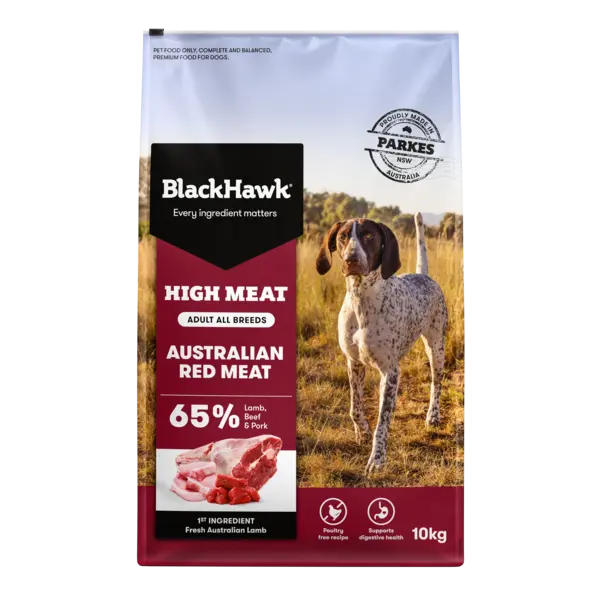 Black Hawk High Meat Australian Red Meat Blend Dog Food Black Hawk