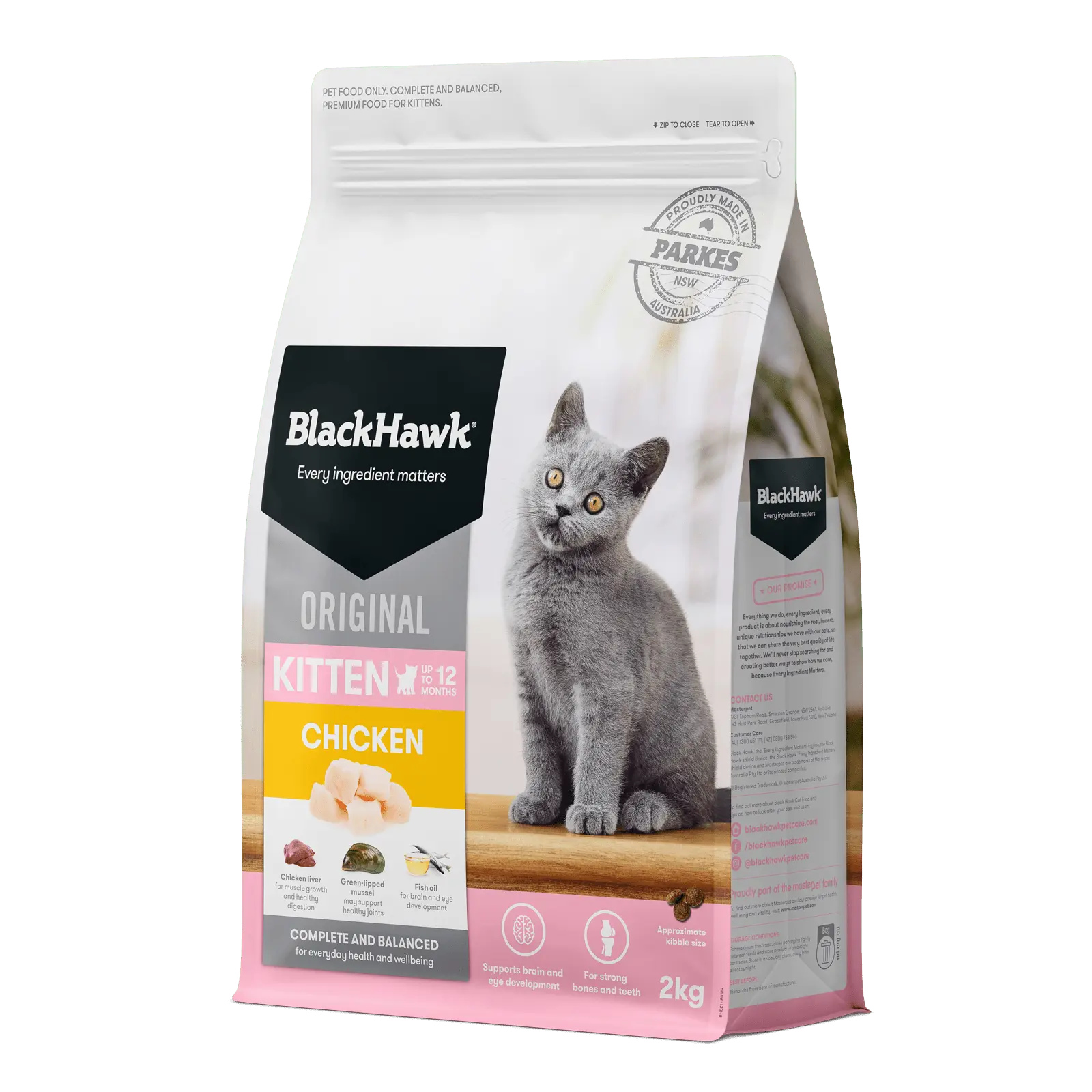 Black Hawk Original Cat Food Kitten Chicken - Kellyville Pets