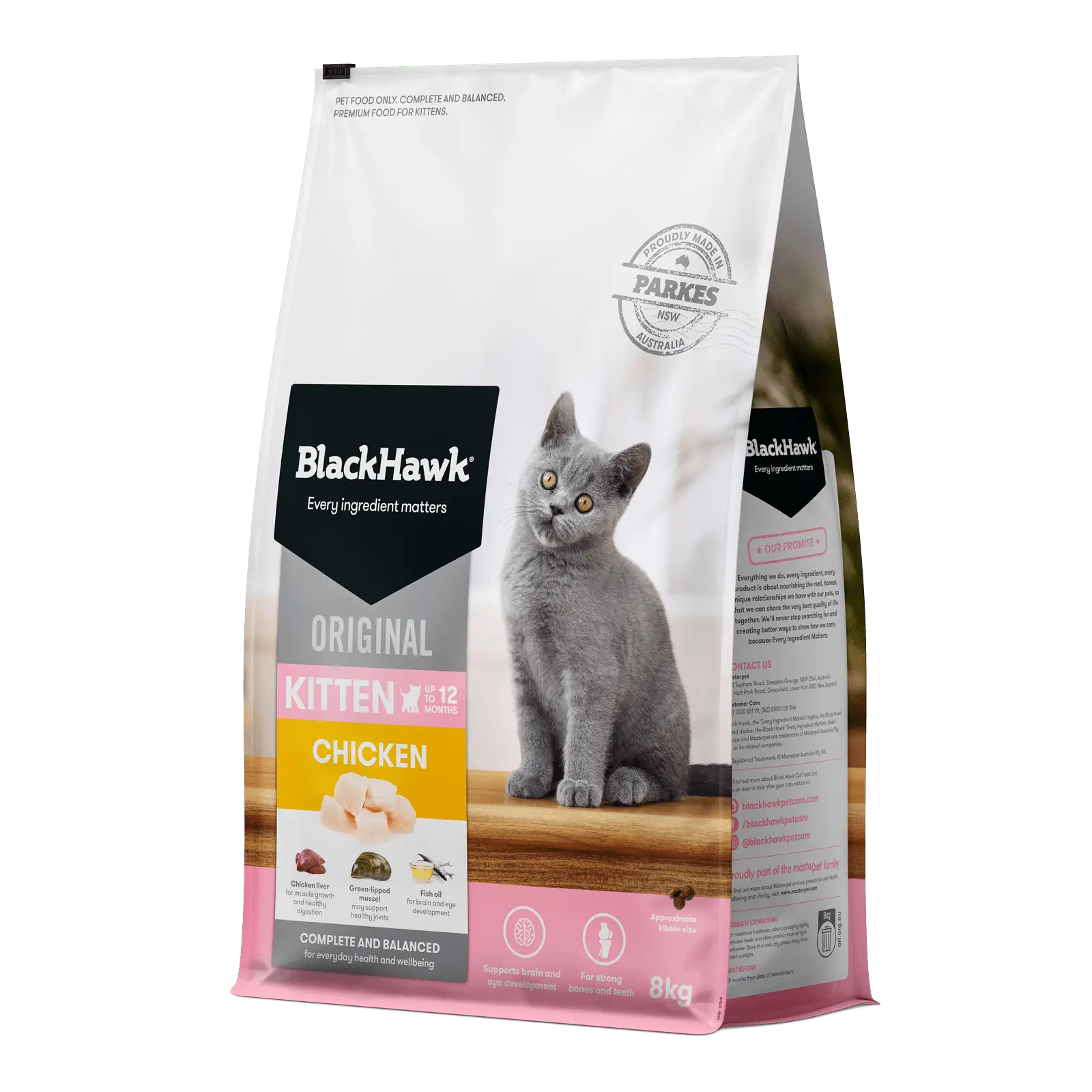 Black Hawk Original Cat Food Kitten Chicken - Kellyville Pets