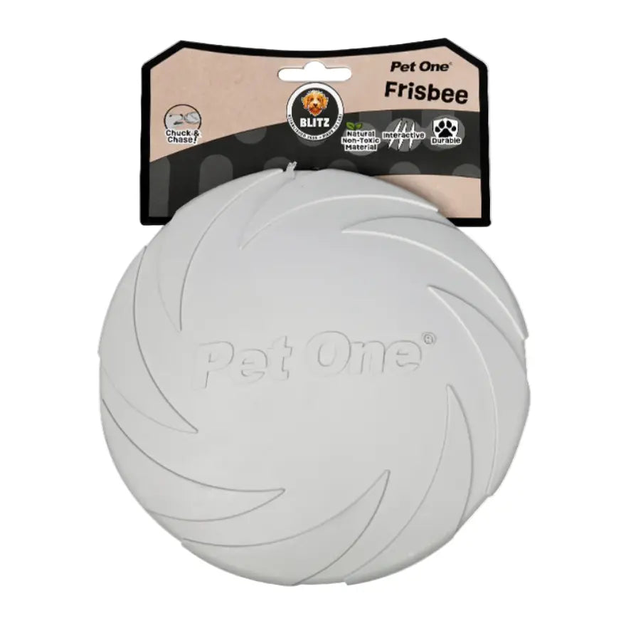 Blitz Rubber Frisbee - Grey Blitz