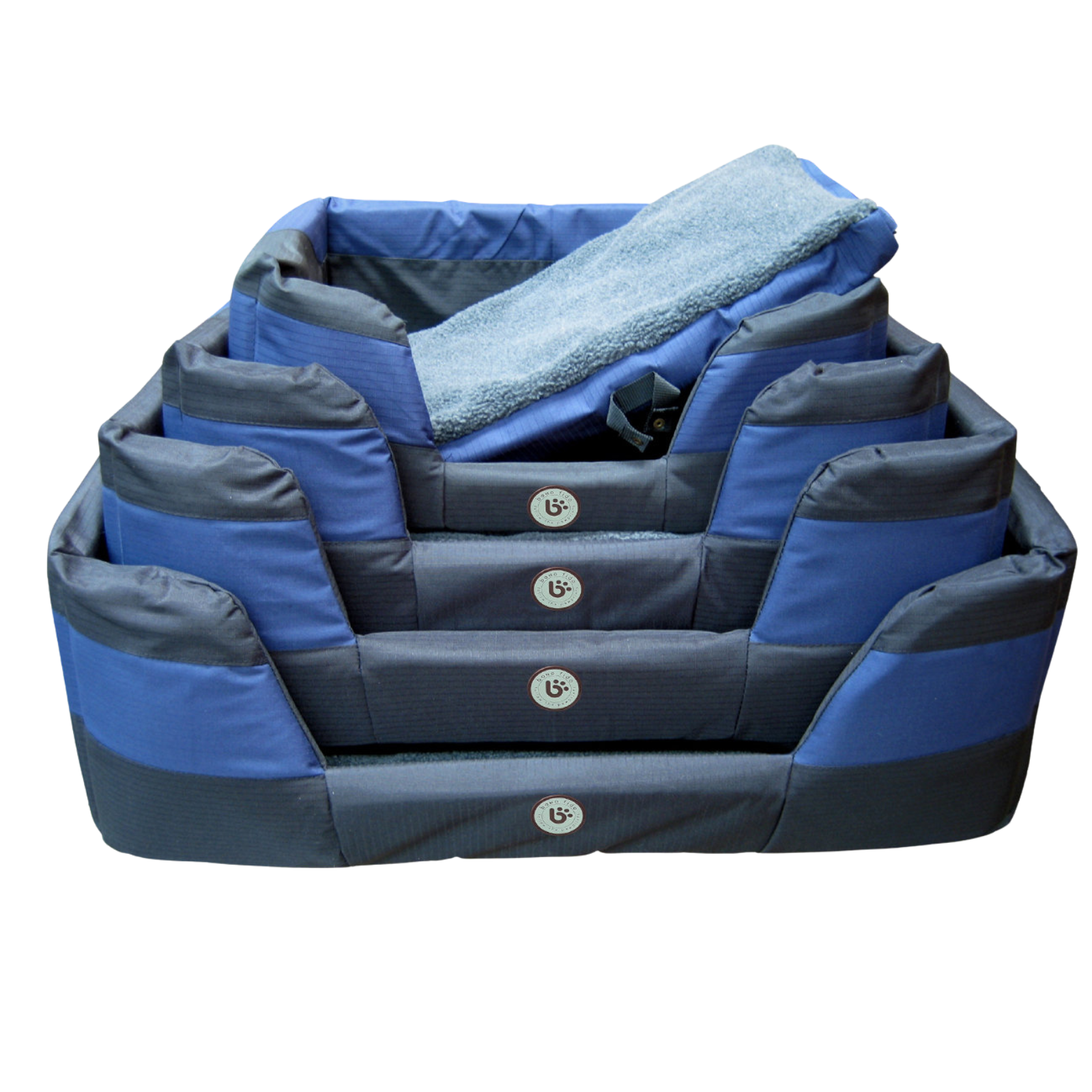 Bono Fido StayDry Dog Bed - Blue/Black Bono Fido