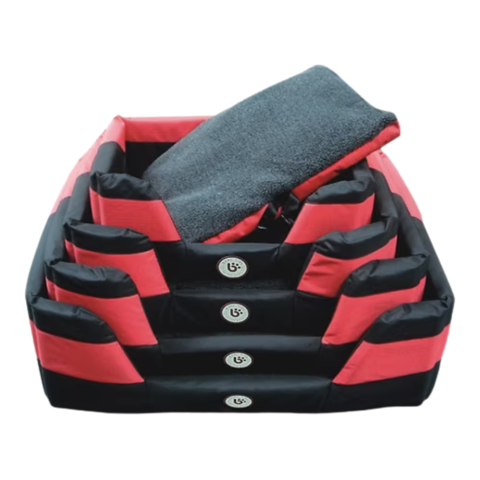 Bono Fido StayDry Dog Bed - Red/Black Bono Fido