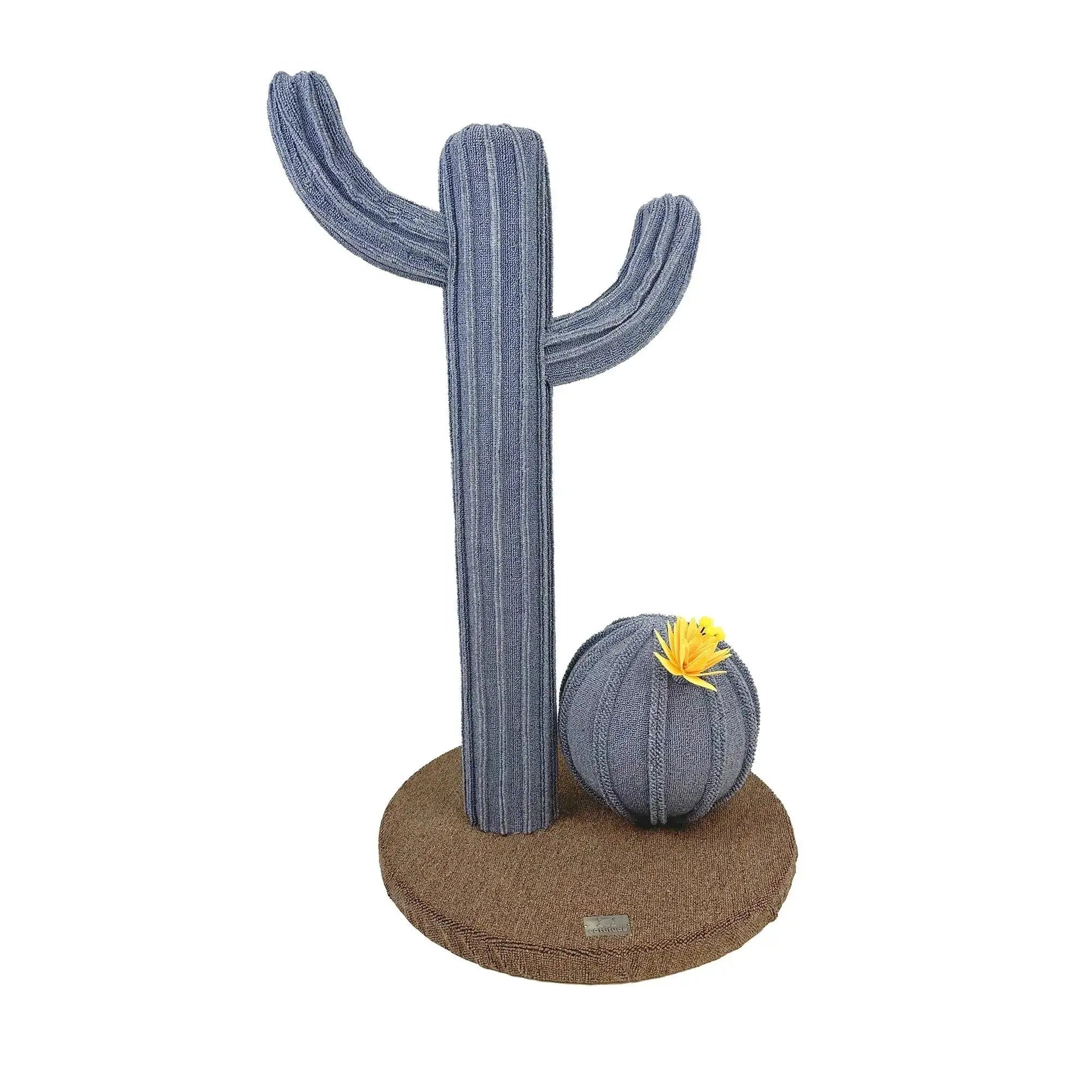 Cattitude Blue Torch Cactus Cat Scratch Post Cattitude