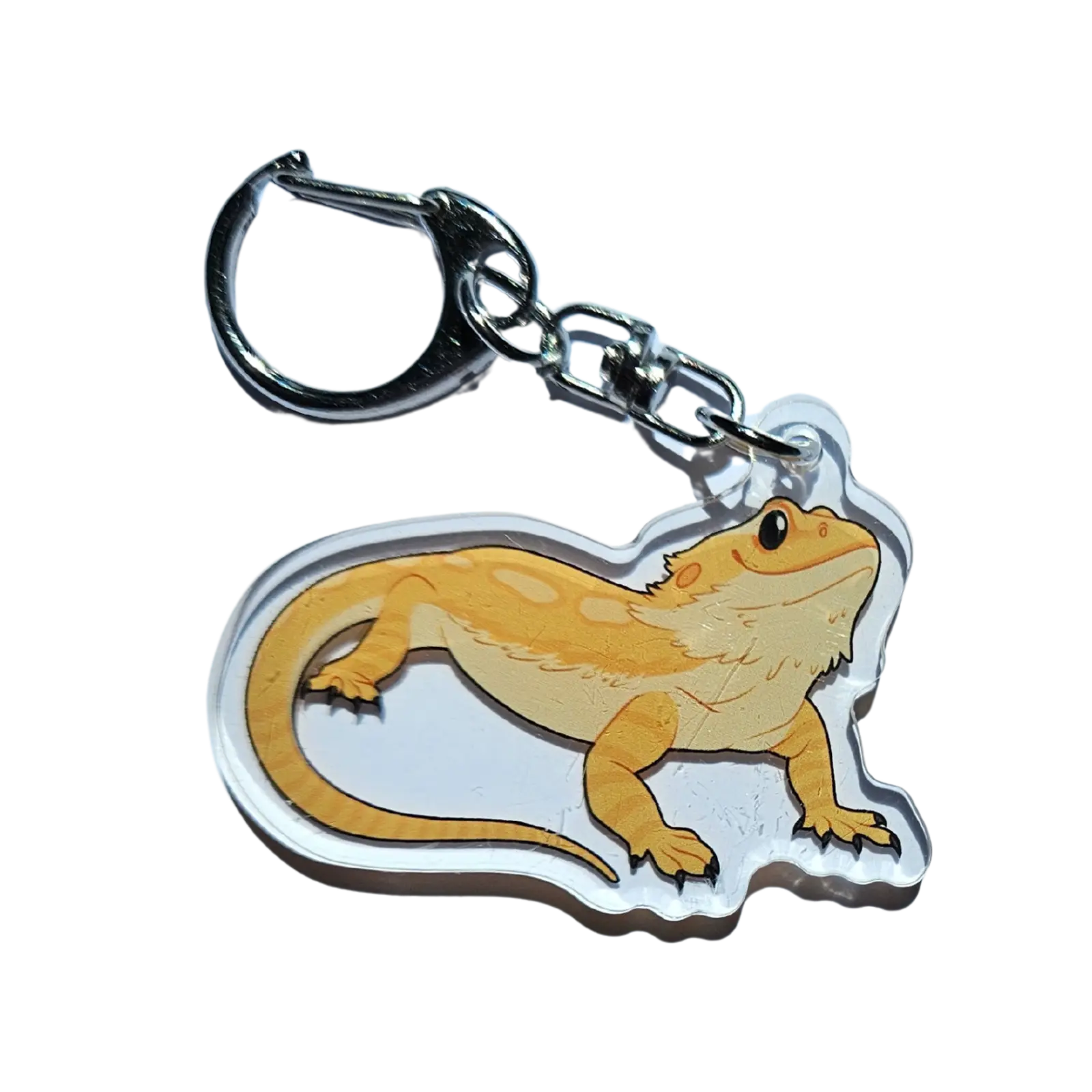 Central Bearded Dragon Acrylic Keychain Hecko Gecko