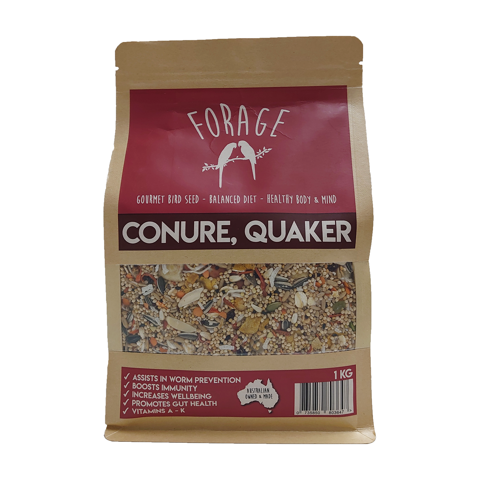 Forage Gourmet Conure & Quaker Food