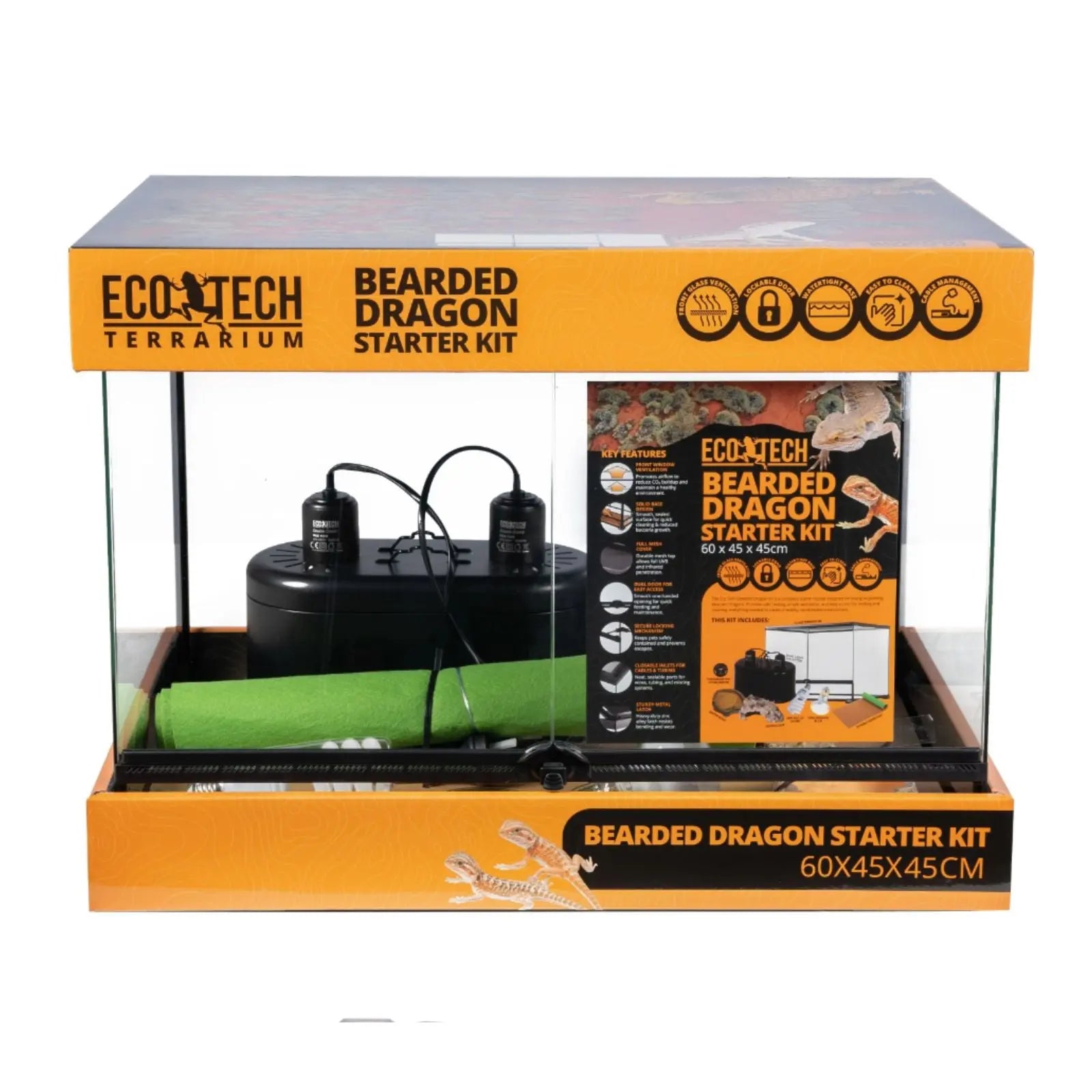 Eco Tech Bearded Dragon Starter Kit 60x45x45cm Eco Tech