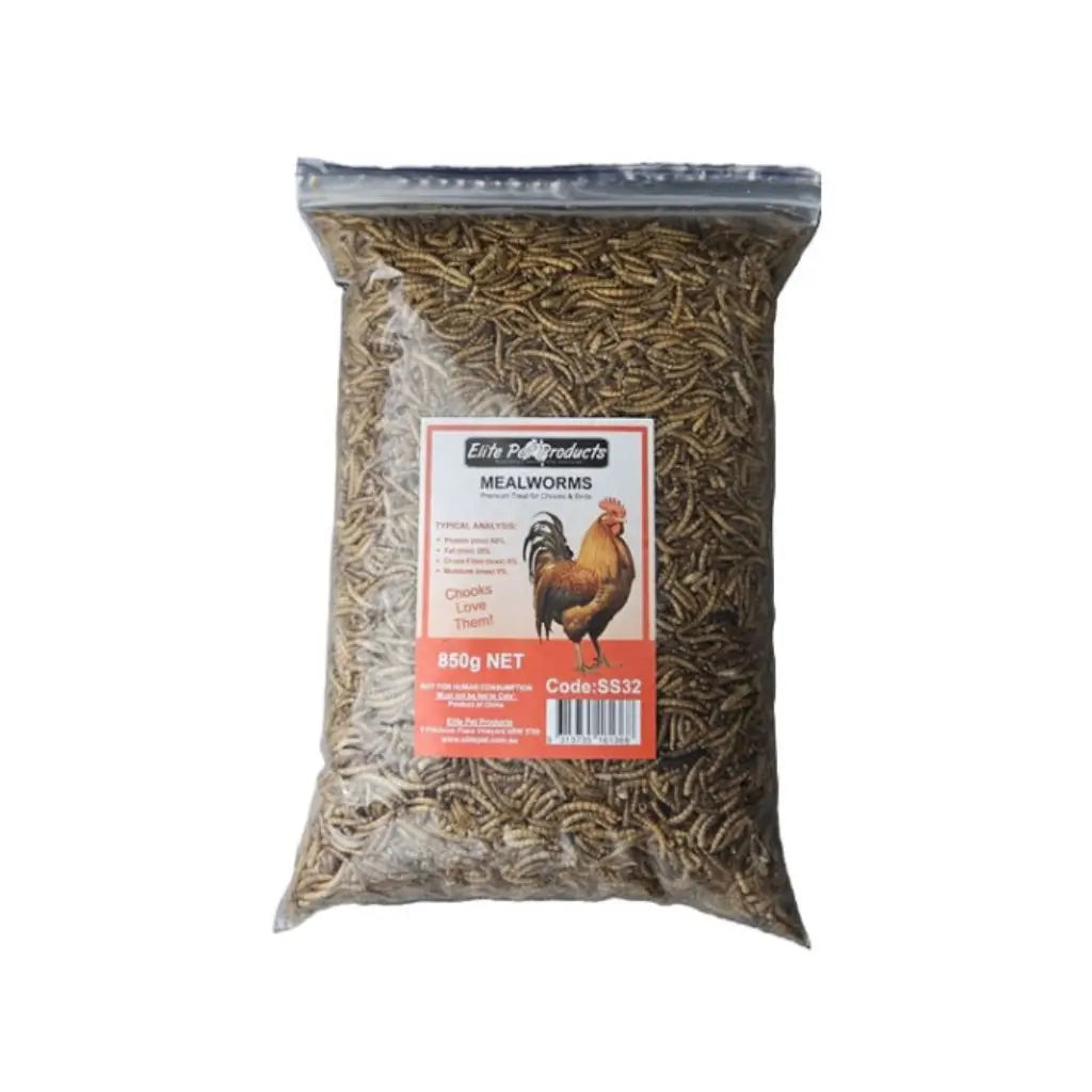 Elite Mealworms 850g Elite