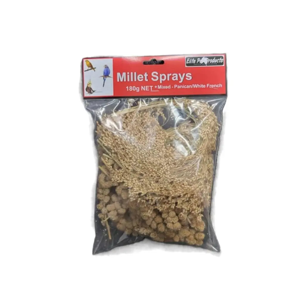 Elite Mixed Millet Spray 180g - Kellyville Pets