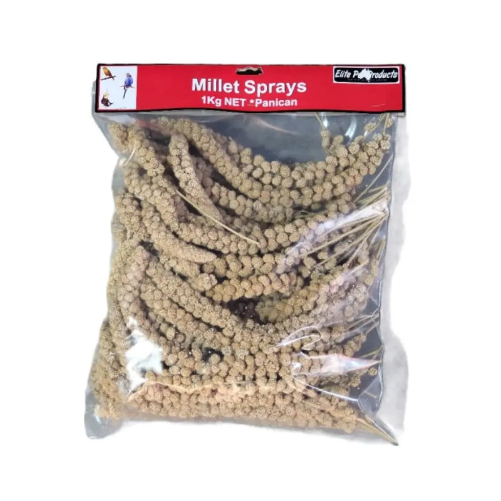 Elite Panican Millet Spray 1kg - Kellyville Pets