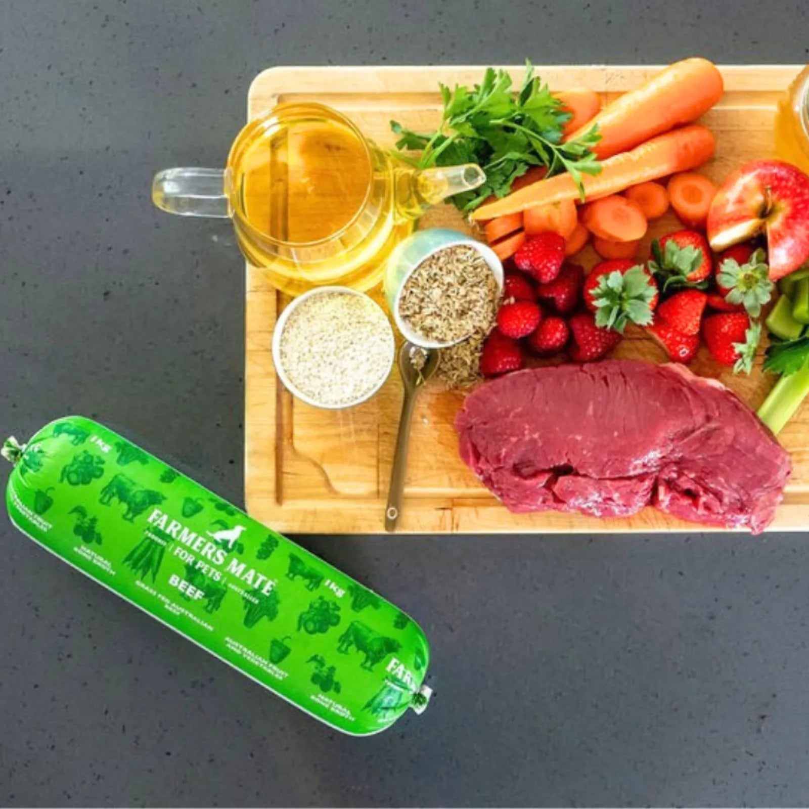 Farmers Mate for Pets Fresh Beef Roll