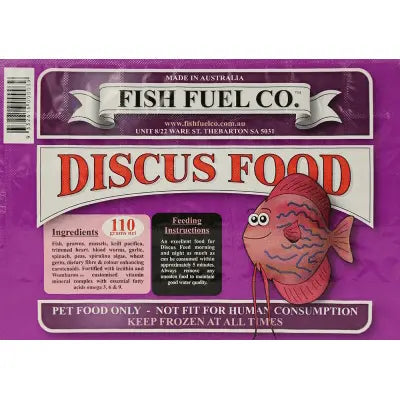 Fish Fuel Frozen Discus Food - Kellyville Pets