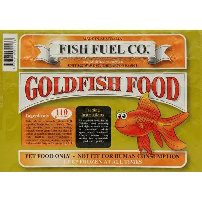 Fish Fuel Frozen Goldfish Food - Kellyville Pets