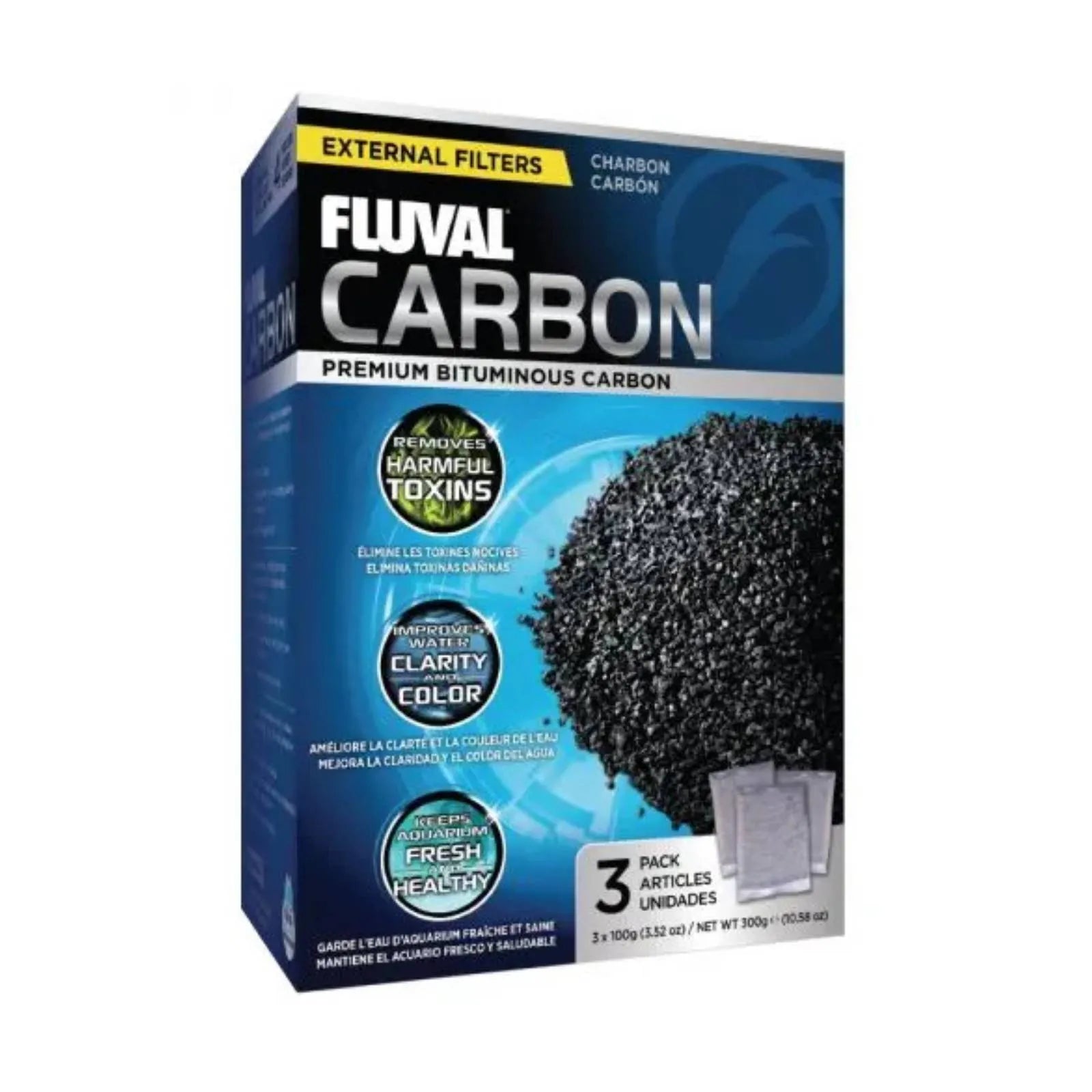 Fluval Carbon - 3x100gm