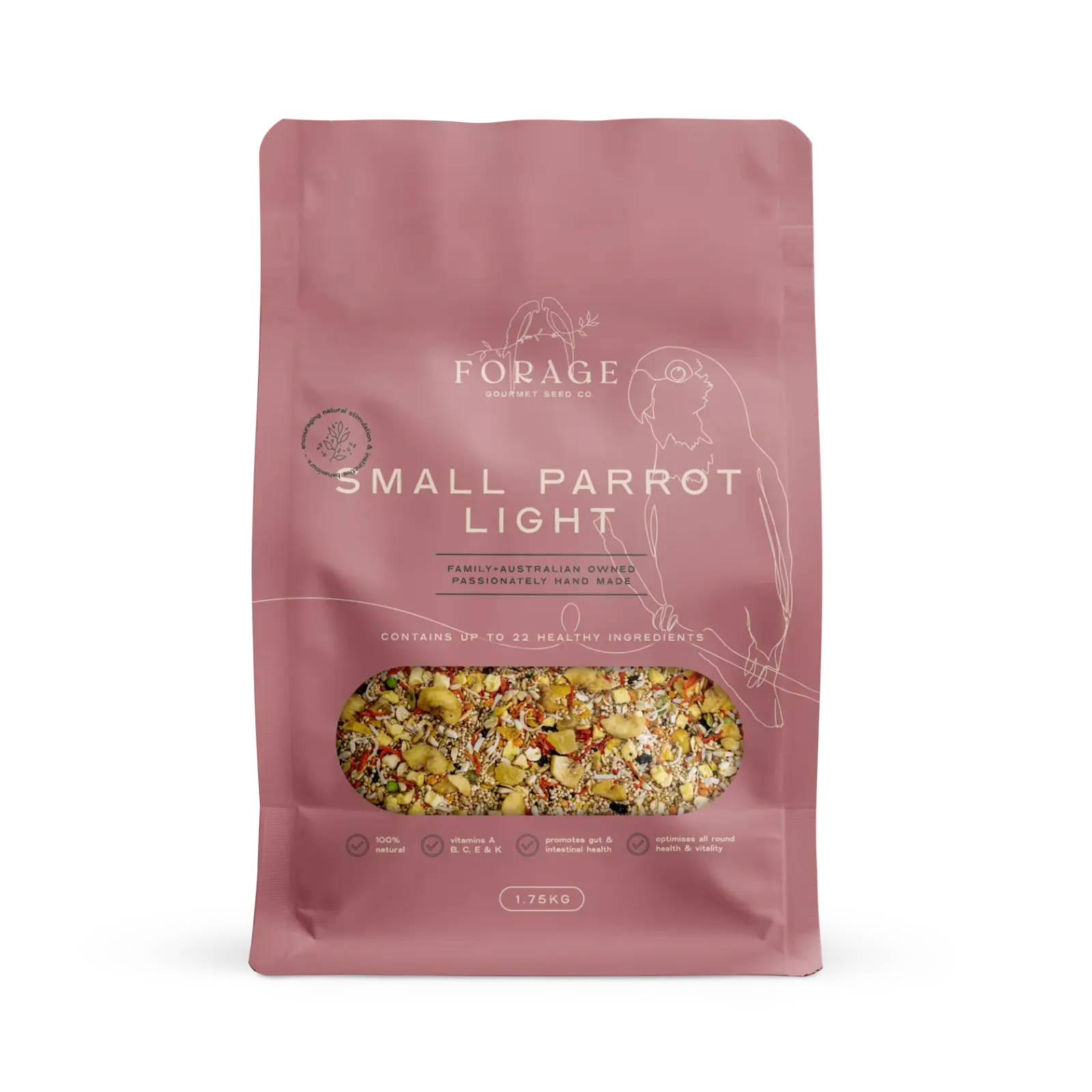 Forage Gourmet Small Parrot Light Food Forage