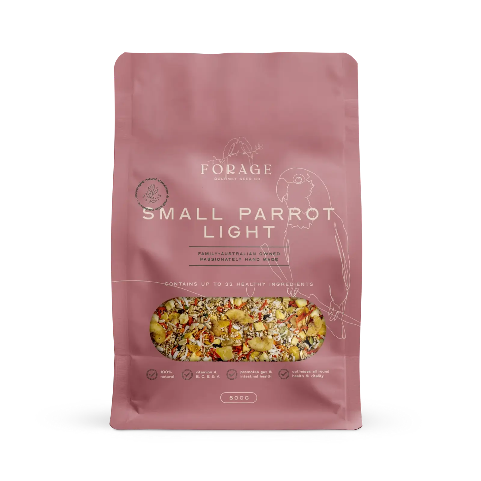 Forage Gourmet Small Parrot Light Food Forage
