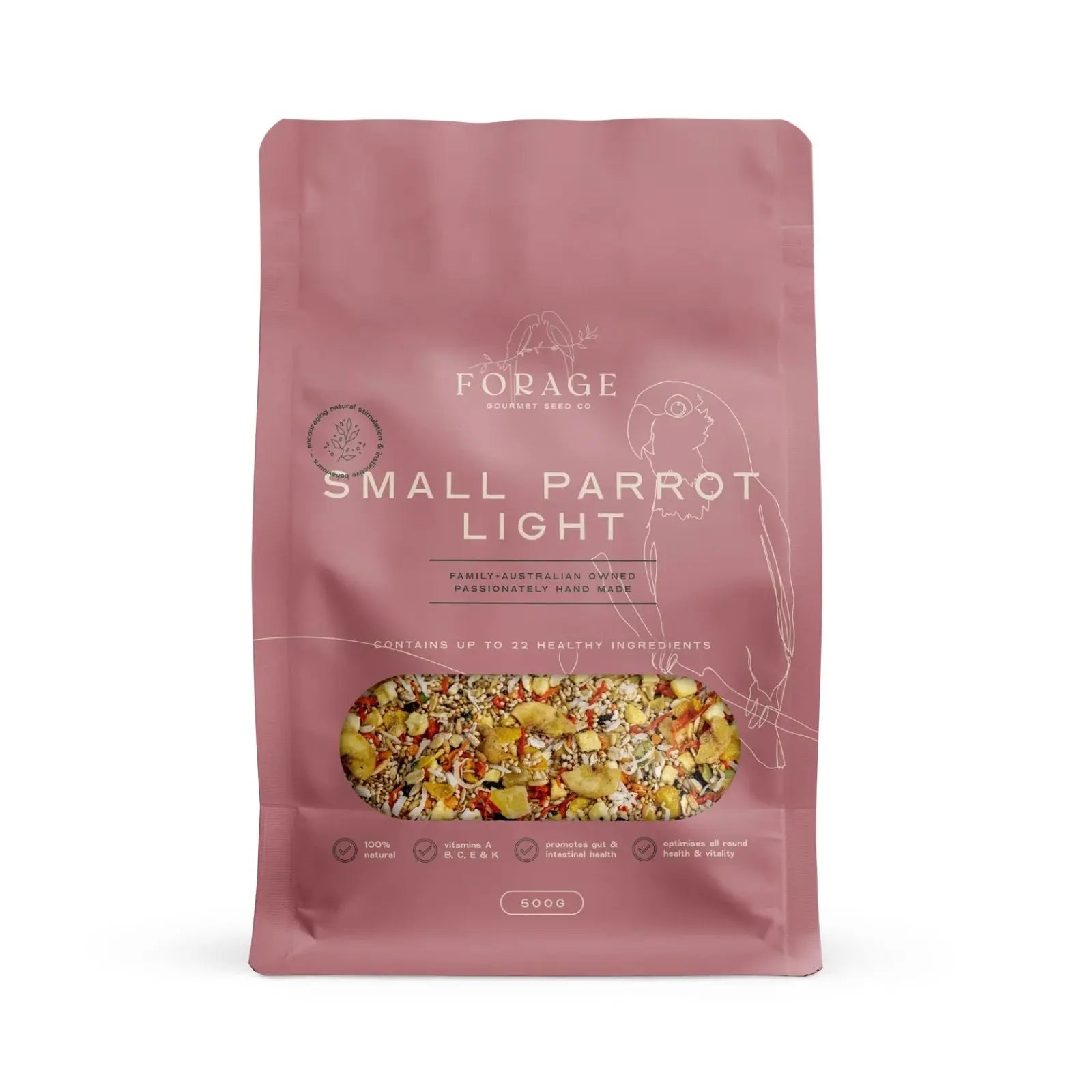 Forage Gourmet Small Parrot Light Food Forage