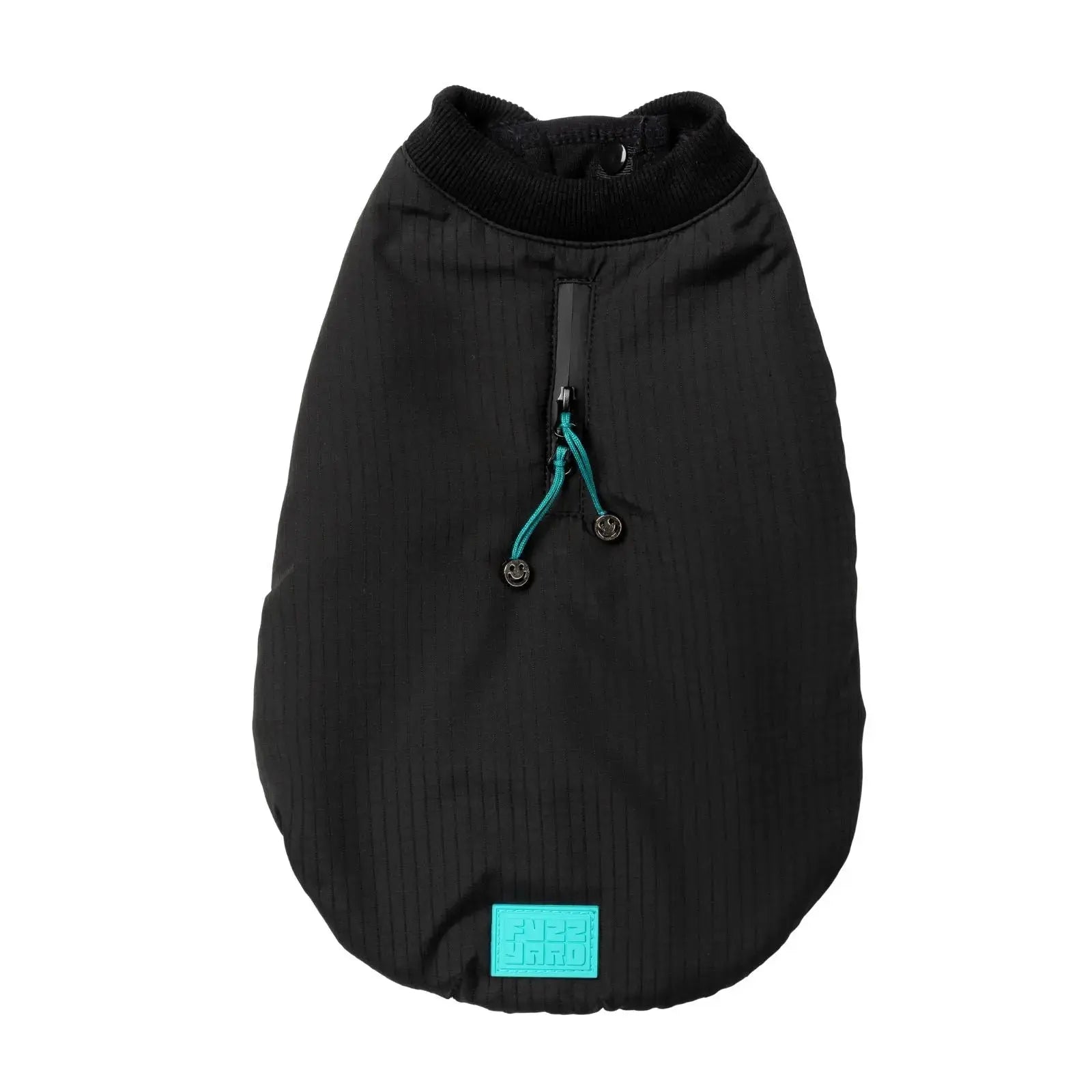 Fuzzyard Bomber Jacket Dog Coat - Black Fuzzyard