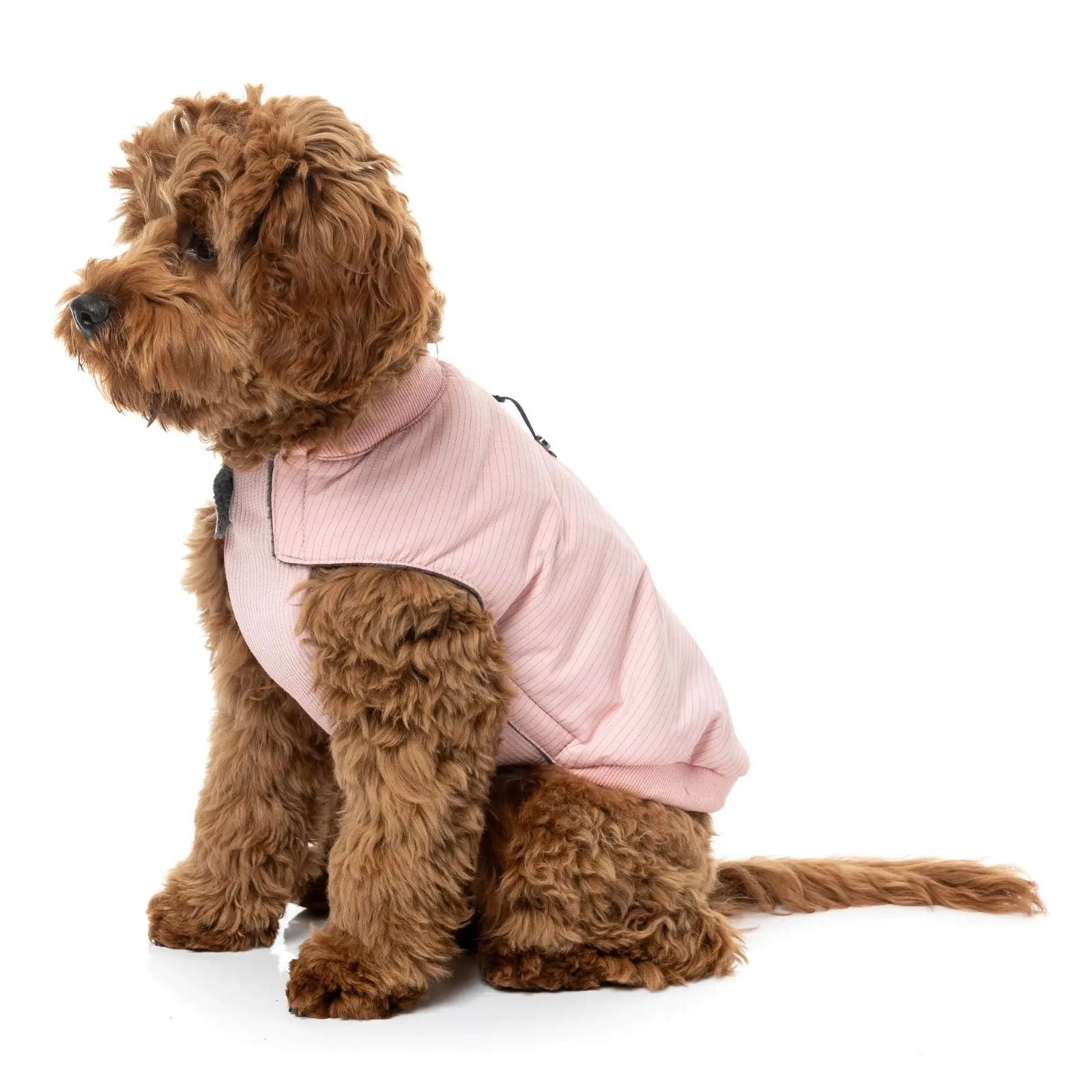Fuzzyard Bomber Jacket Dog Coat - Pink Fuzzyard