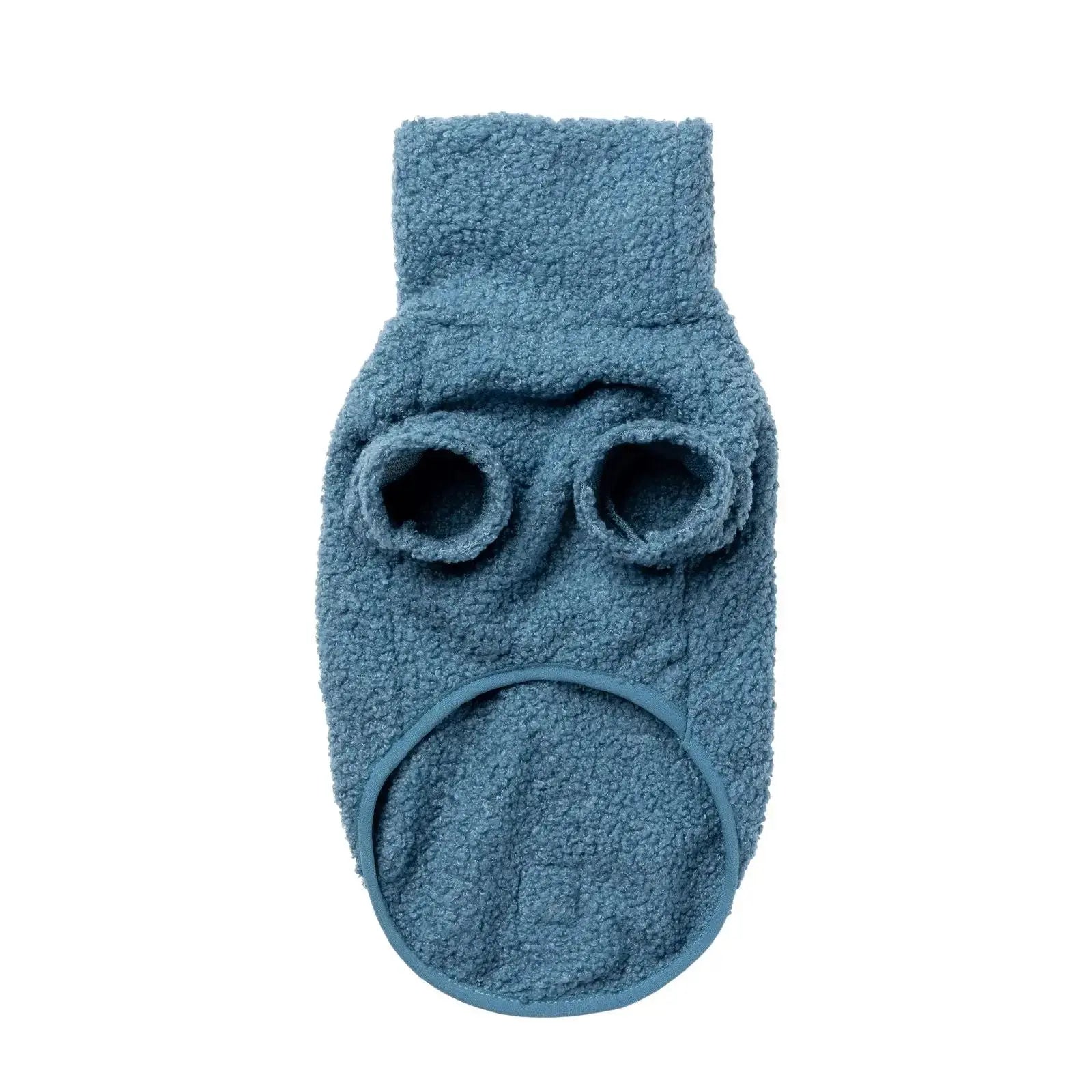 Fuzzyard Life Boucle Sweater Dog Coat - French Blue Fuzzyard