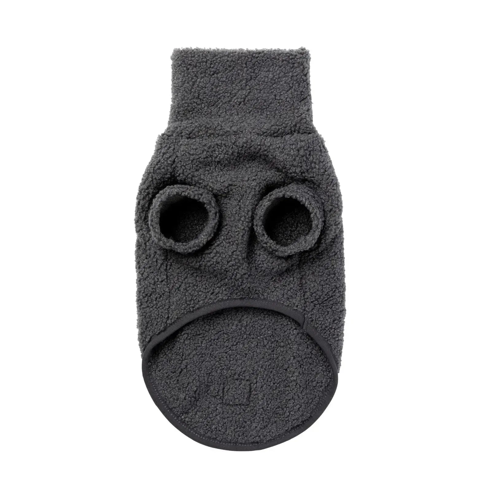 Fuzzyard Life Boucle Sweater Dog Coat - Slate Grey Fuzzyard