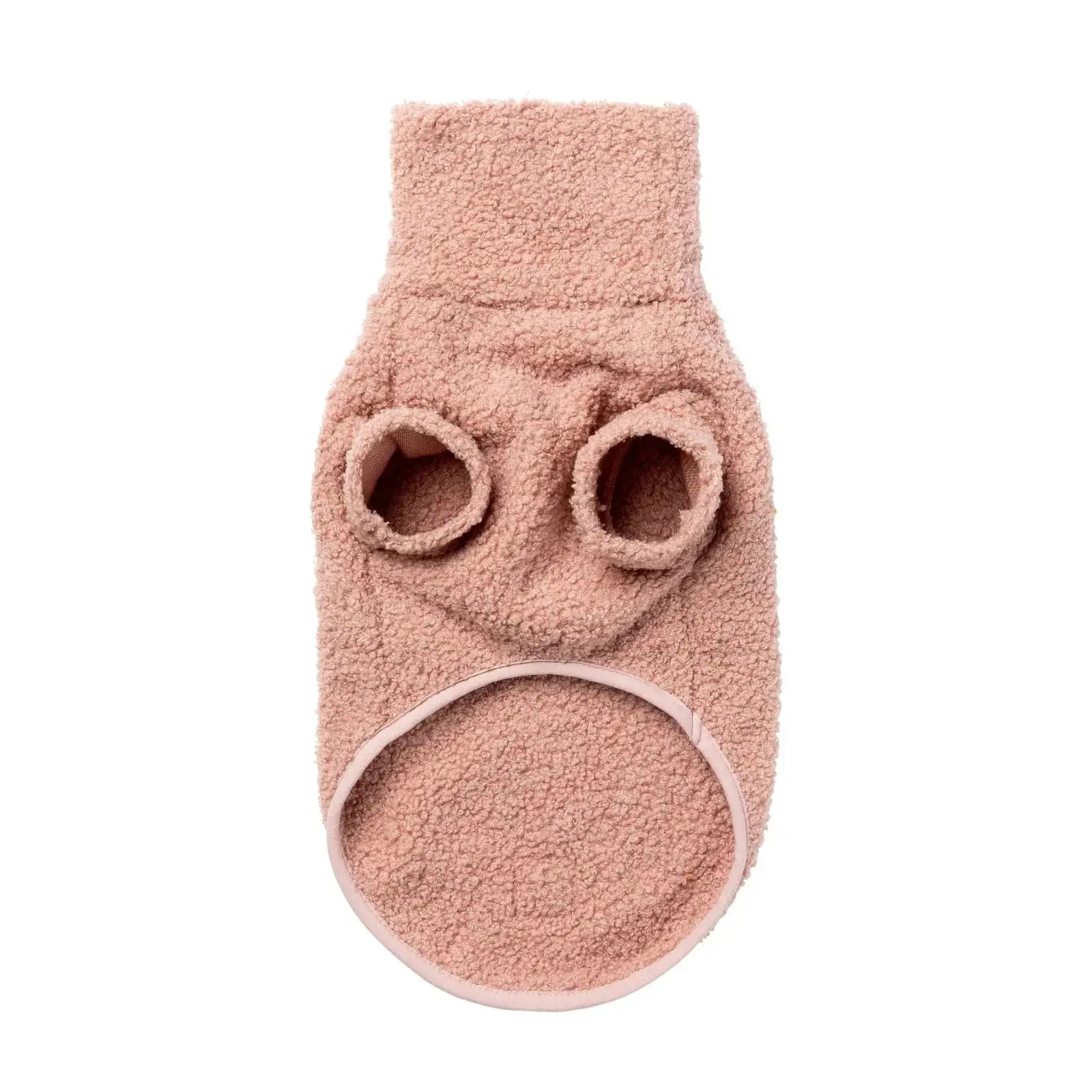 Fuzzyard Life Boucle Sweater Dog Coat - Soft Blush Fuzzyard