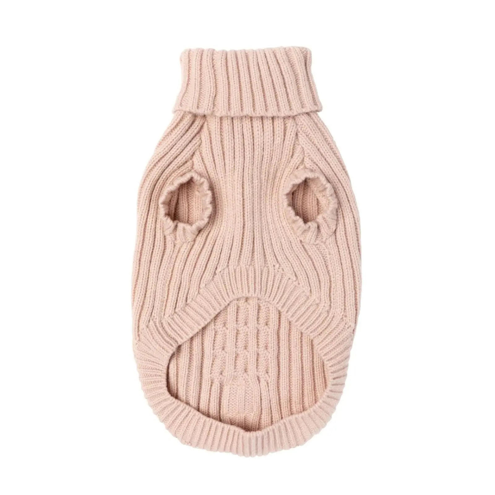 Fuzzyard Life Knitted Dog Coat - Soft Blush Fuzzyard