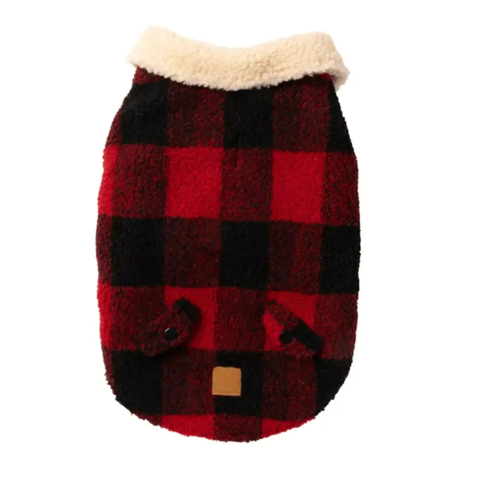 Fuzzyard The Lumberjack Dog Coat - Red Fuzzyard