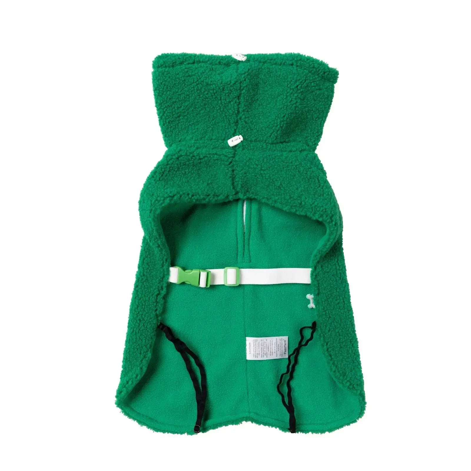 Fuzzyard The Snuggle Snood Coat Dog Coat - Green Fuzzyard