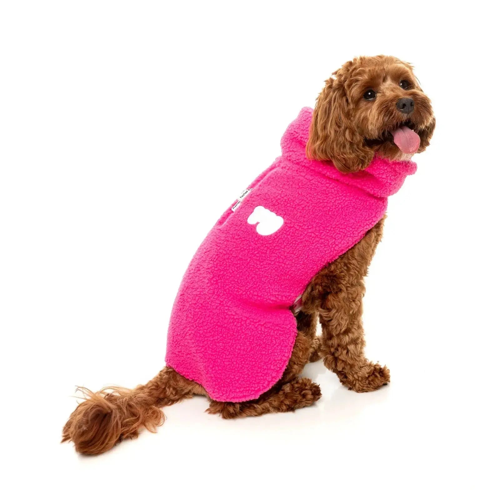 Fuzzyard The Snuggle Snood Coat Dog Coat - Pink Fuzzyard