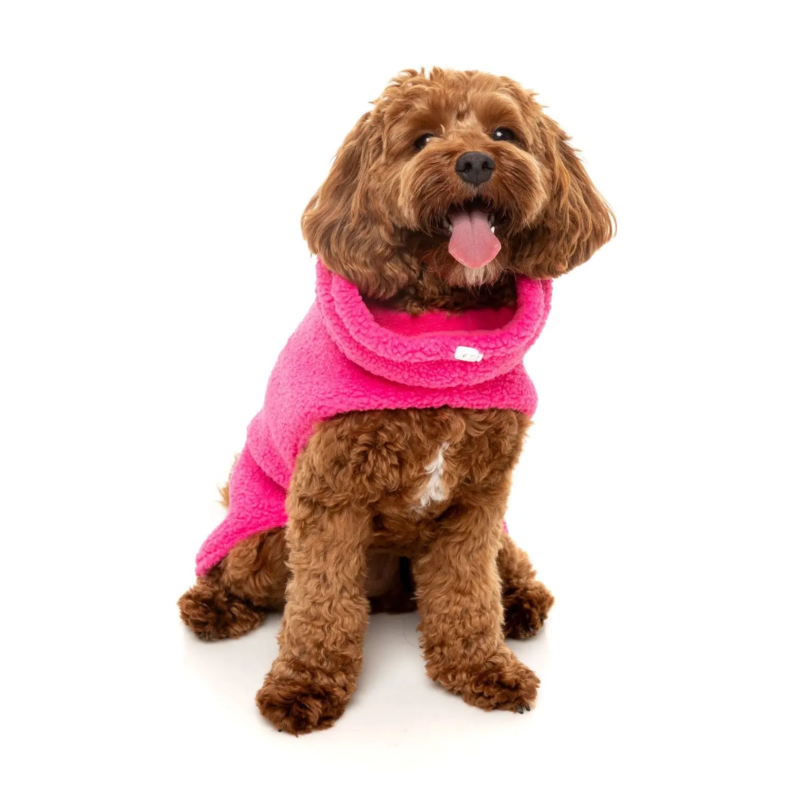 Fuzzyard The Snuggle Snood Coat Dog Coat - Pink Fuzzyard