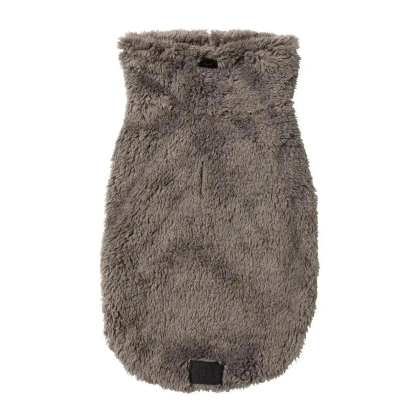 Fuzzyard Turtle Teddy Sweater Dog Coat - Gunmetal Grey Fuzzyard