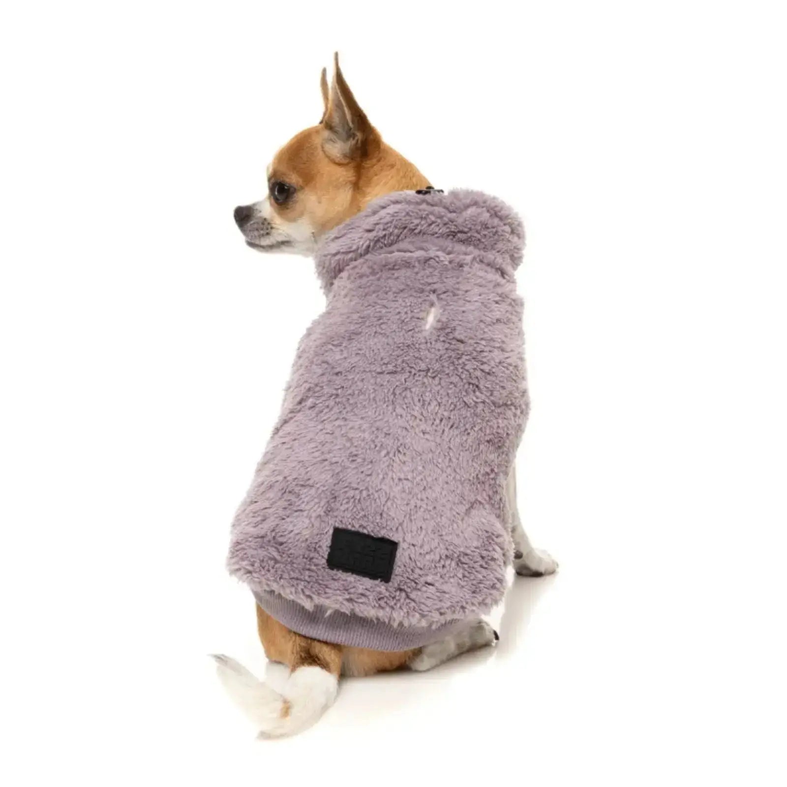 Fuzzyard Turtle Teddy Sweater Dog Coat - Lavender Fuzzyard