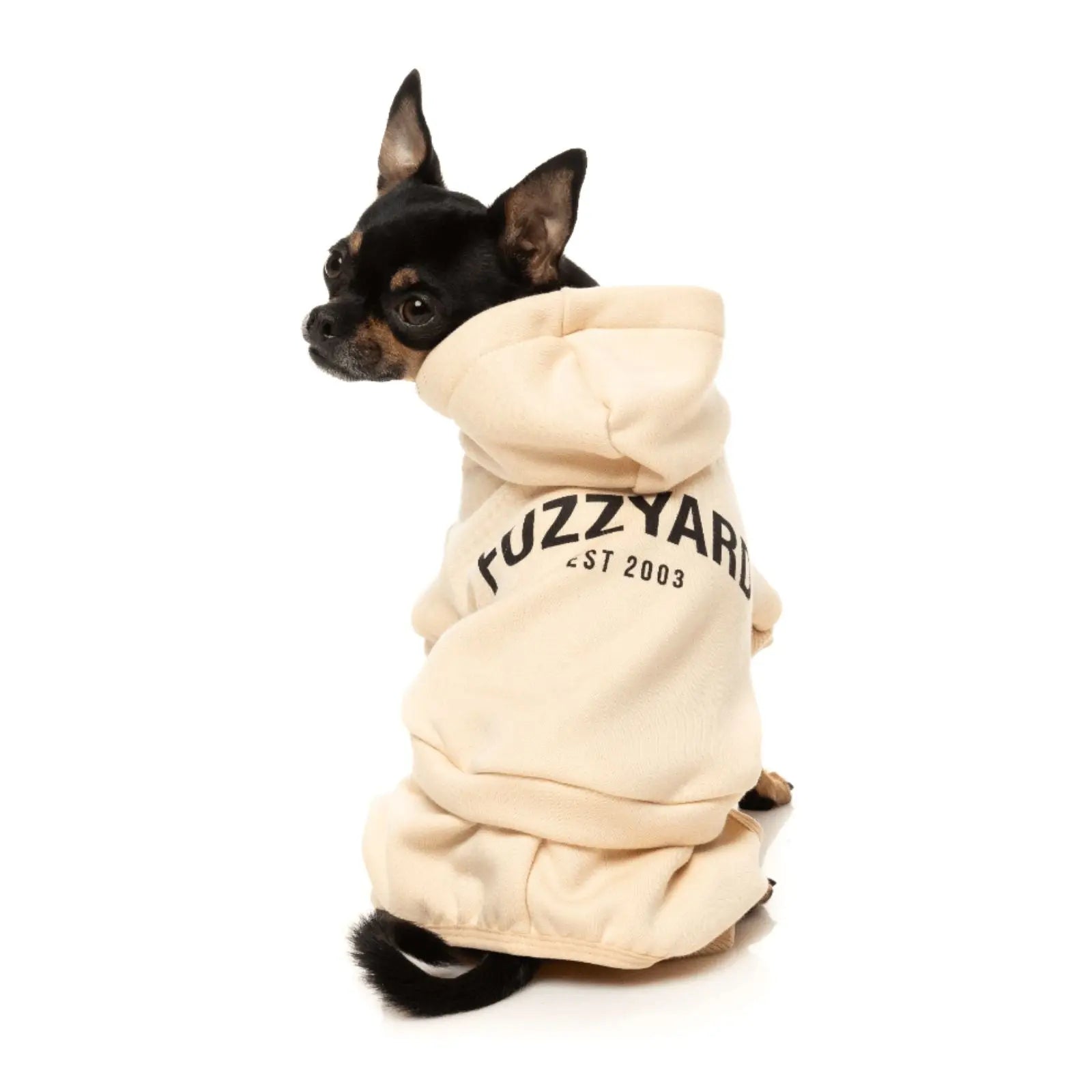 Fuzzyard Urban Tracksuit Dog Coat - Buttermilk Fuzzyard