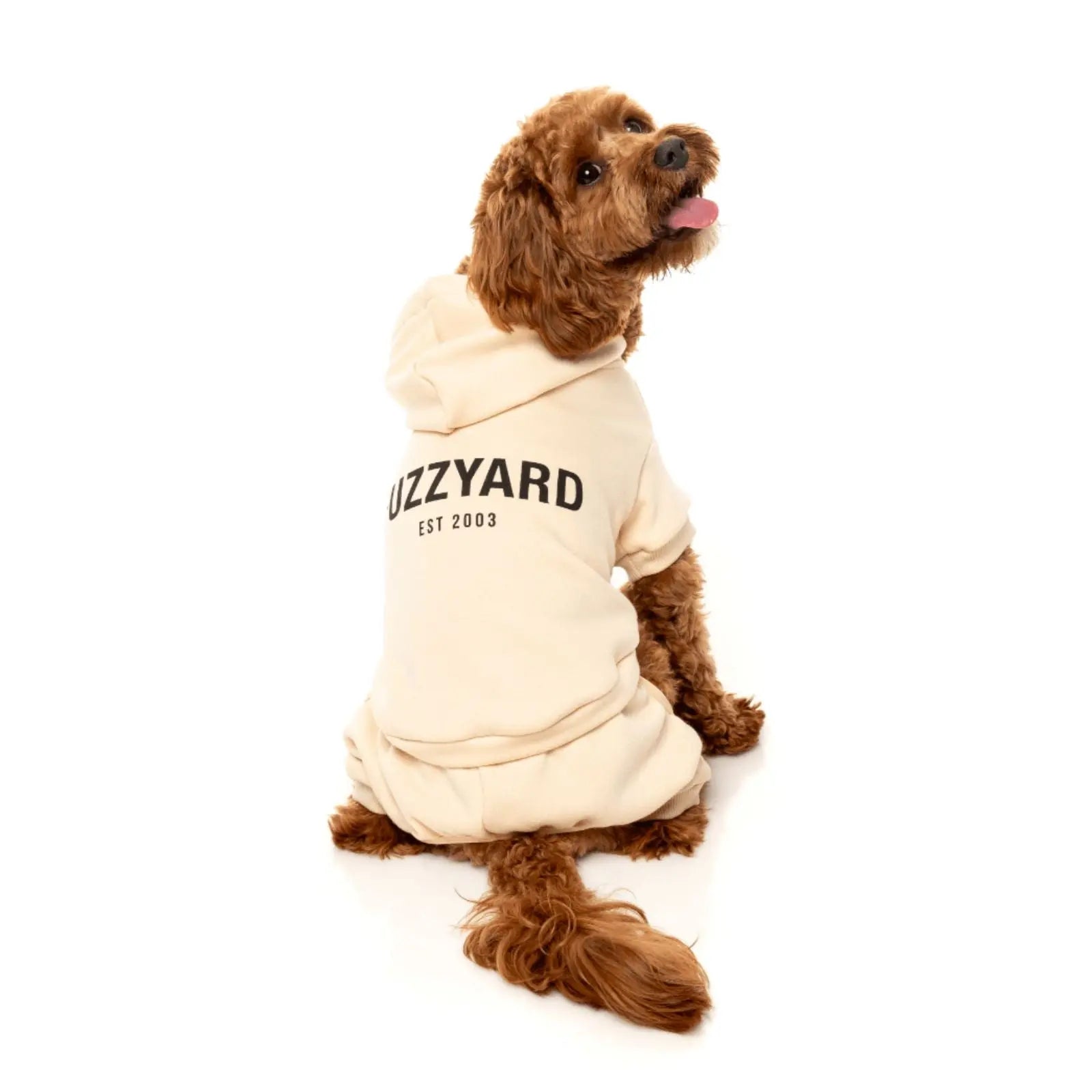 Fuzzyard Urban Tracksuit Dog Coat - Buttermilk Fuzzyard
