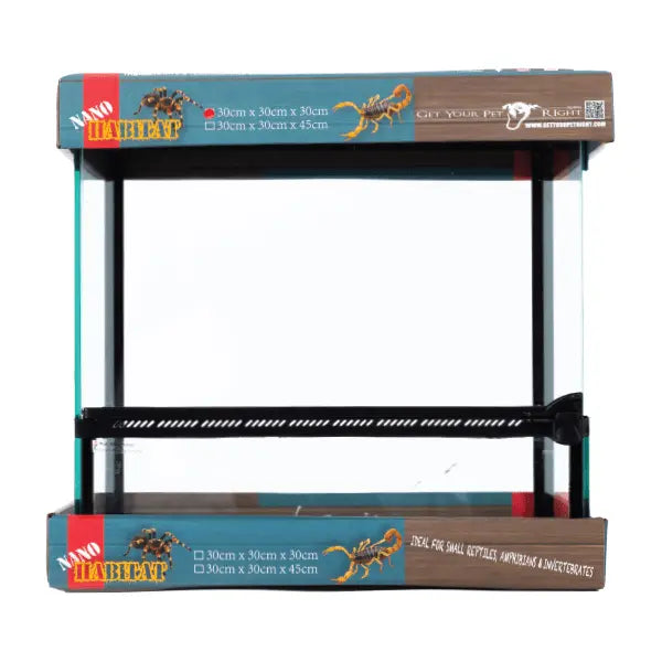 Get Your Pet Right Nano Terrarium 30x30x30cm - Kellyville Pets