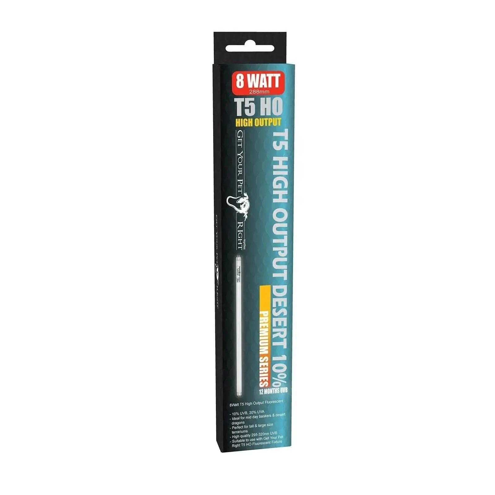 Get Your Pet Right T5 UVB Light Tube - Desert 10% Get Your Pet Right