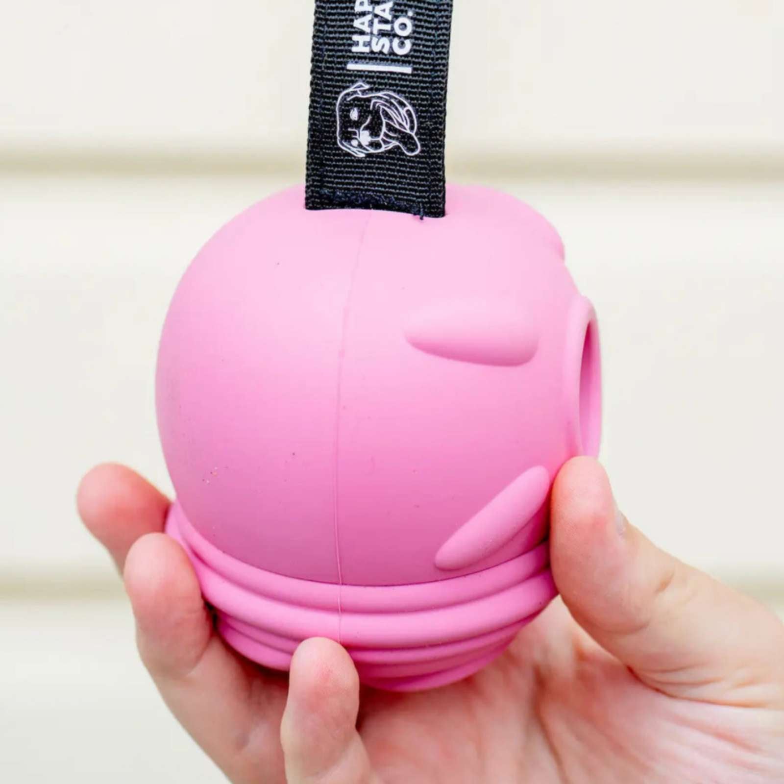 Happy Staffy Co. Poppy Pig Treat Dispenser Dog Toy