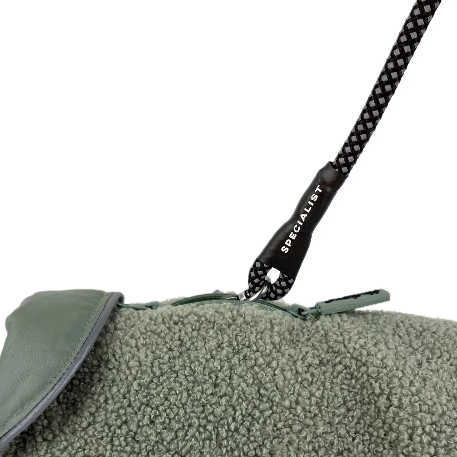 Huskimo Boucle – Gum Leaf Green Warm Winter Dog Jacket (Dachshund Fit) Huskimo